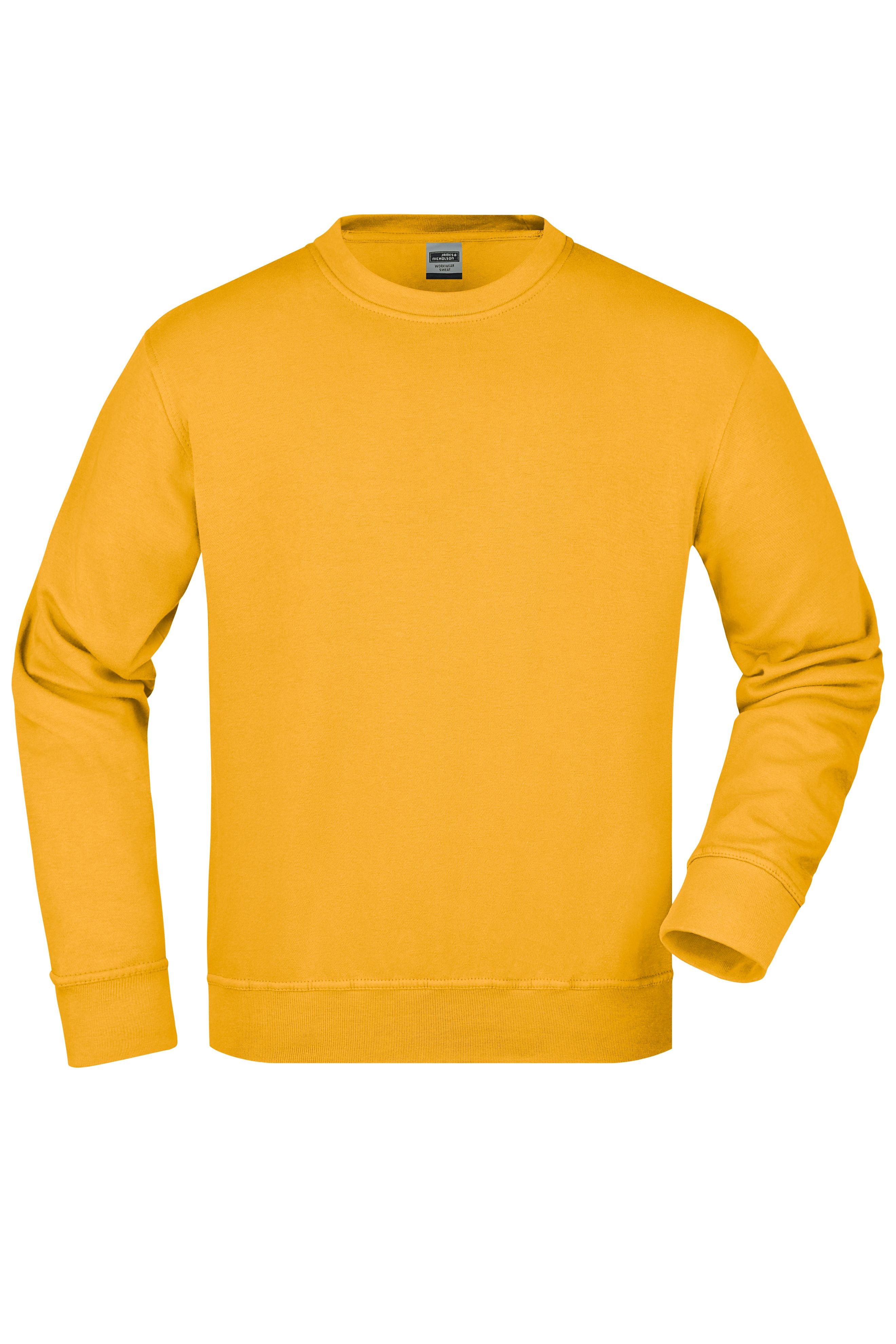James & Nicholson Workwear Pullover gold-yellow