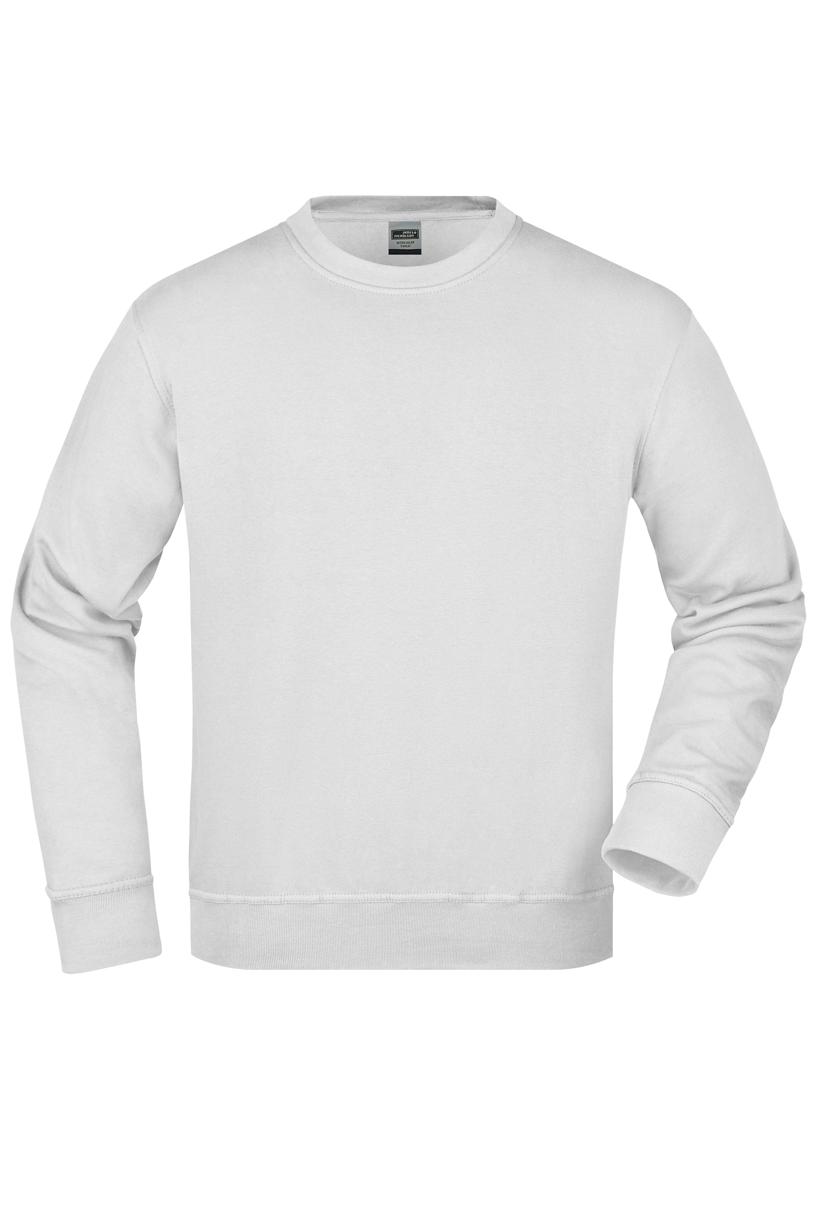 James & Nicholson Workwear Pullover white