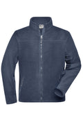 James & Nicholson Herren Arbeits Fleecejacke navy/navy