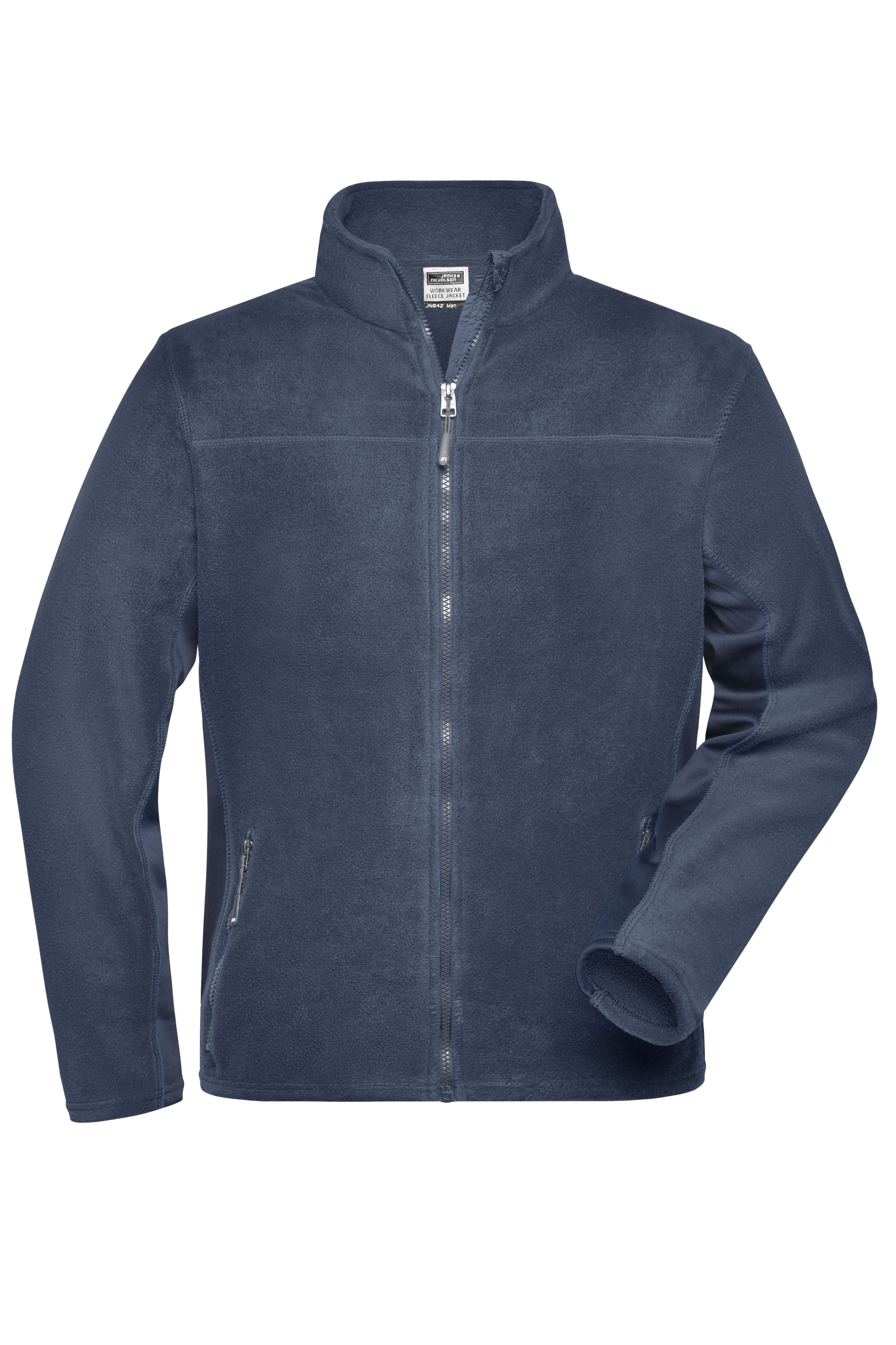 James & Nicholson Herren Arbeits Fleecejacke navy/navy
