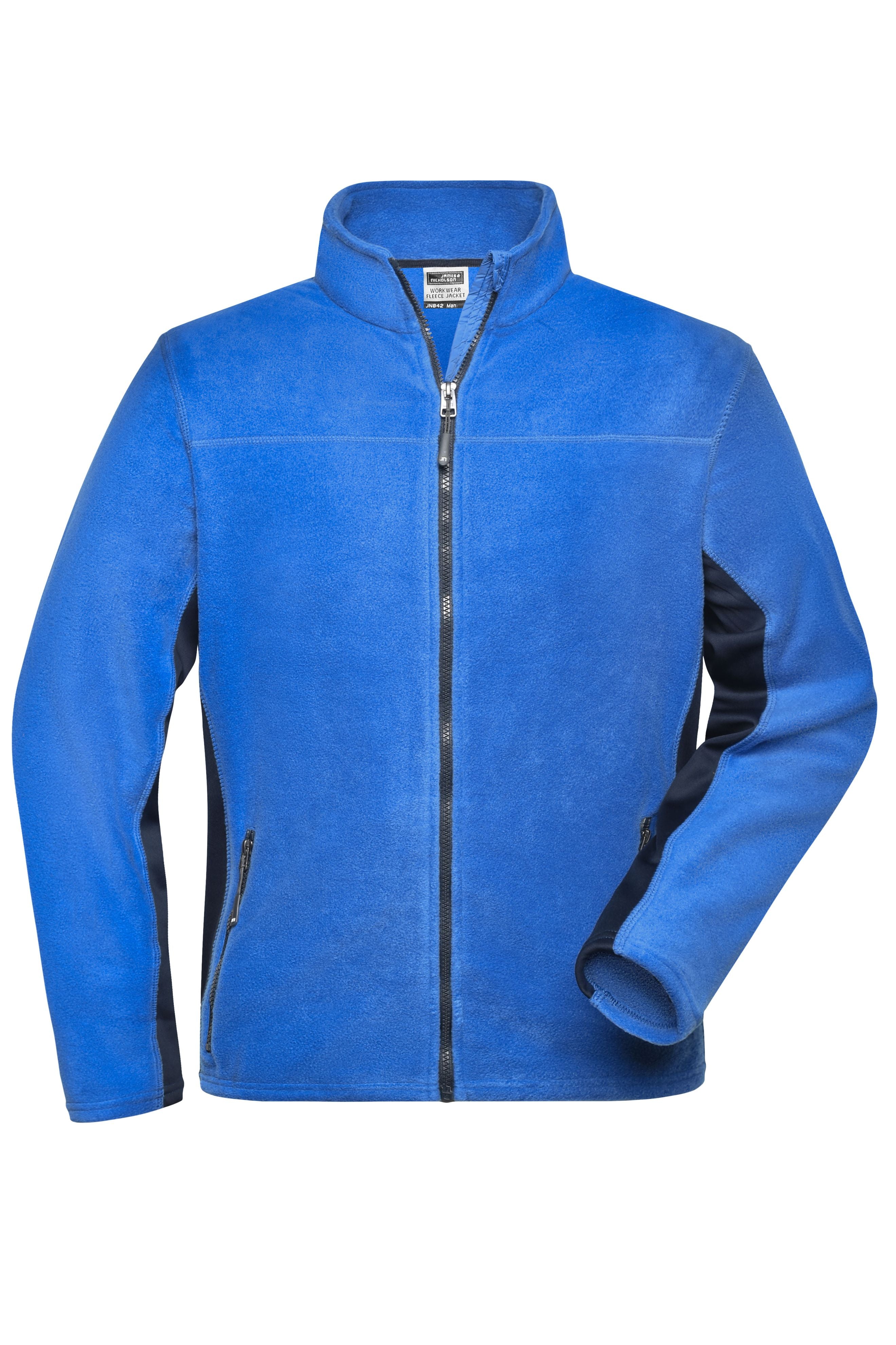 James & Nicholson Herren Arbeits Fleecejacke royal/navy