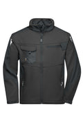 James & Nicholson Workwear Softshell Jacke black/black