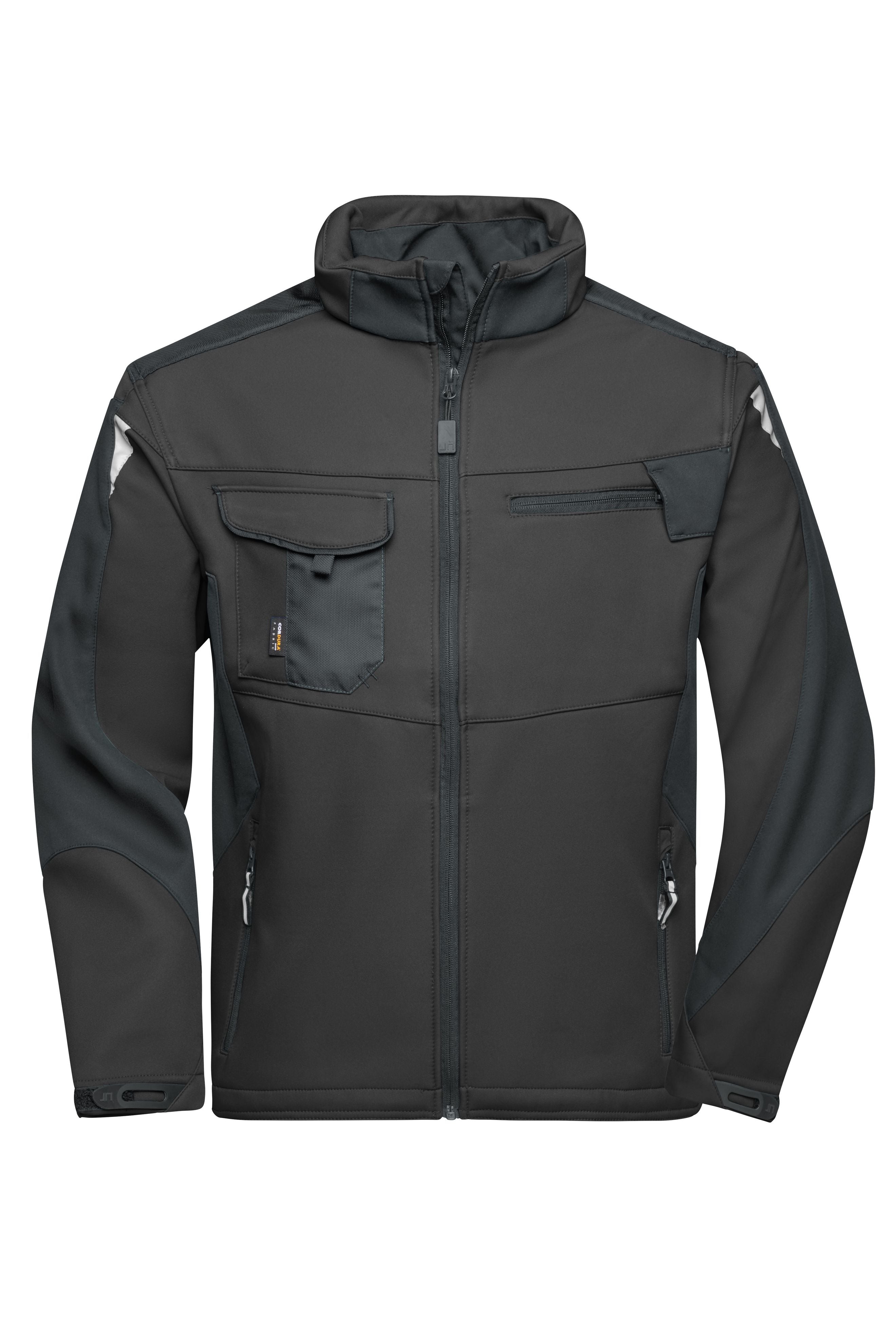 James & Nicholson Workwear Softshell Jacke black/black