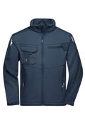 James & Nicholson Workwear Softshell Jacke navy/navy