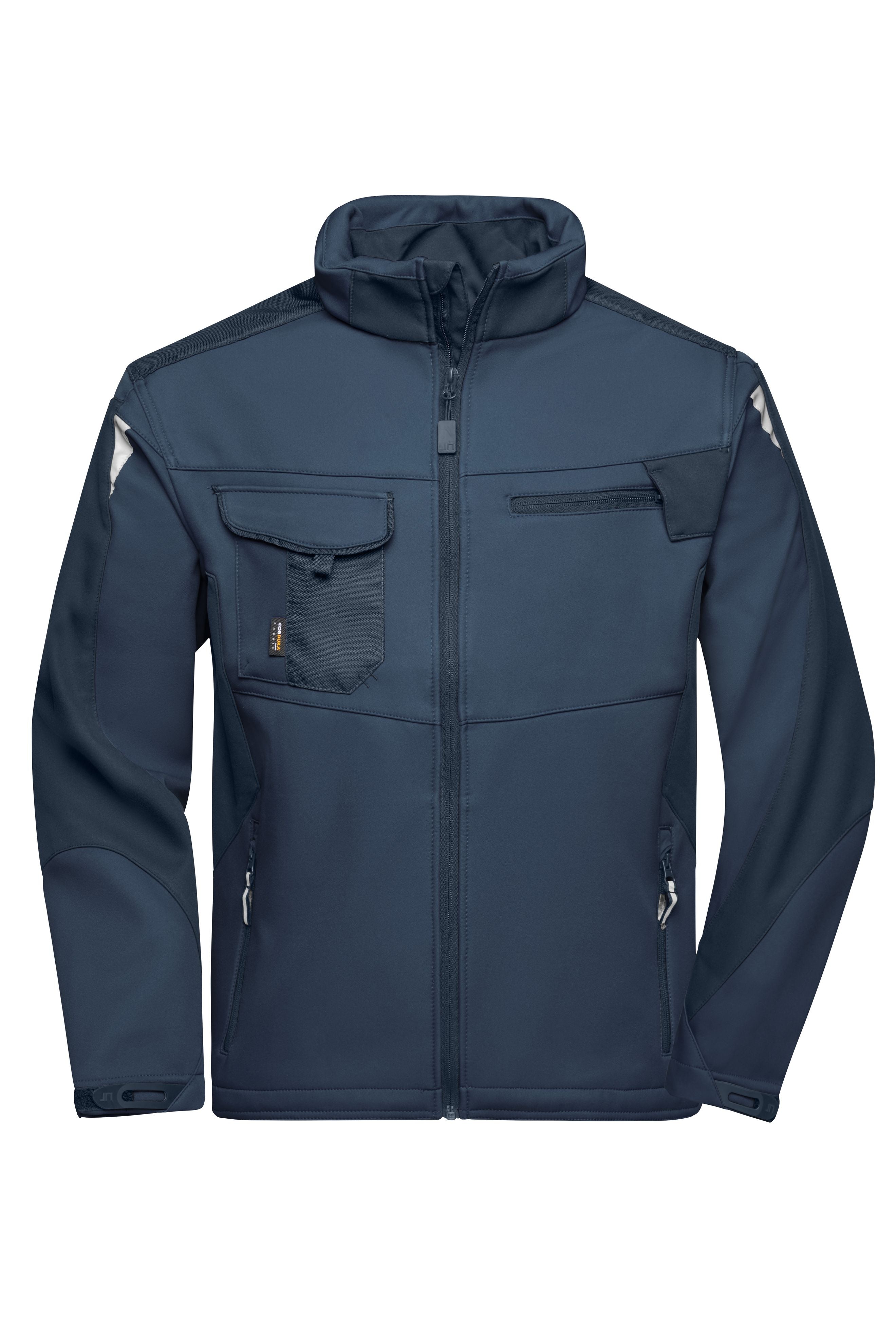 James & Nicholson Workwear Softshell Jacke navy/navy