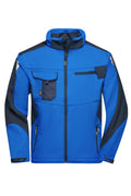 James & Nicholson Workwear Softshell Jacke royal/navy