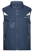 James & Nicholson Workwear Softehell Weste navy/navy