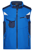 James & Nicholson Workwear Softehell Weste royal/navy