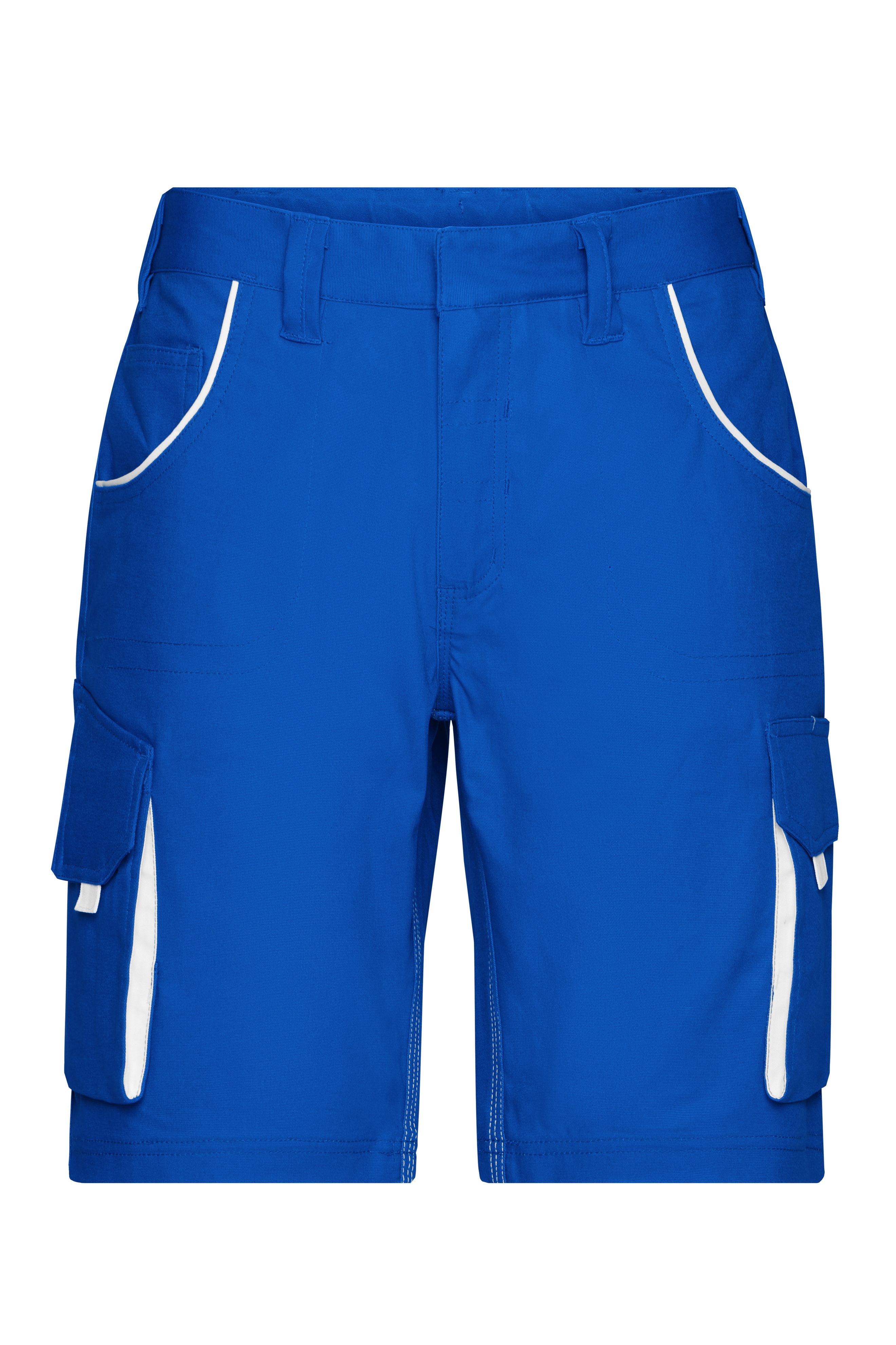James & Nicholson Workwear Bermuda royal/white