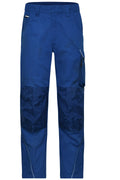 James & Nicholson Workwear Arbeitshose Materialmix dark-royal