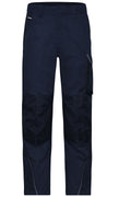 James & Nicholson Workwear Arbeitshose Materialmix navy