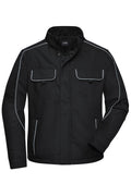 James & Nicholson Workwear Softshelljacke black