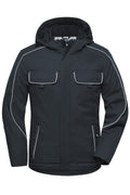 James & Nicholson Winter Workwear Softshelljacke carbon