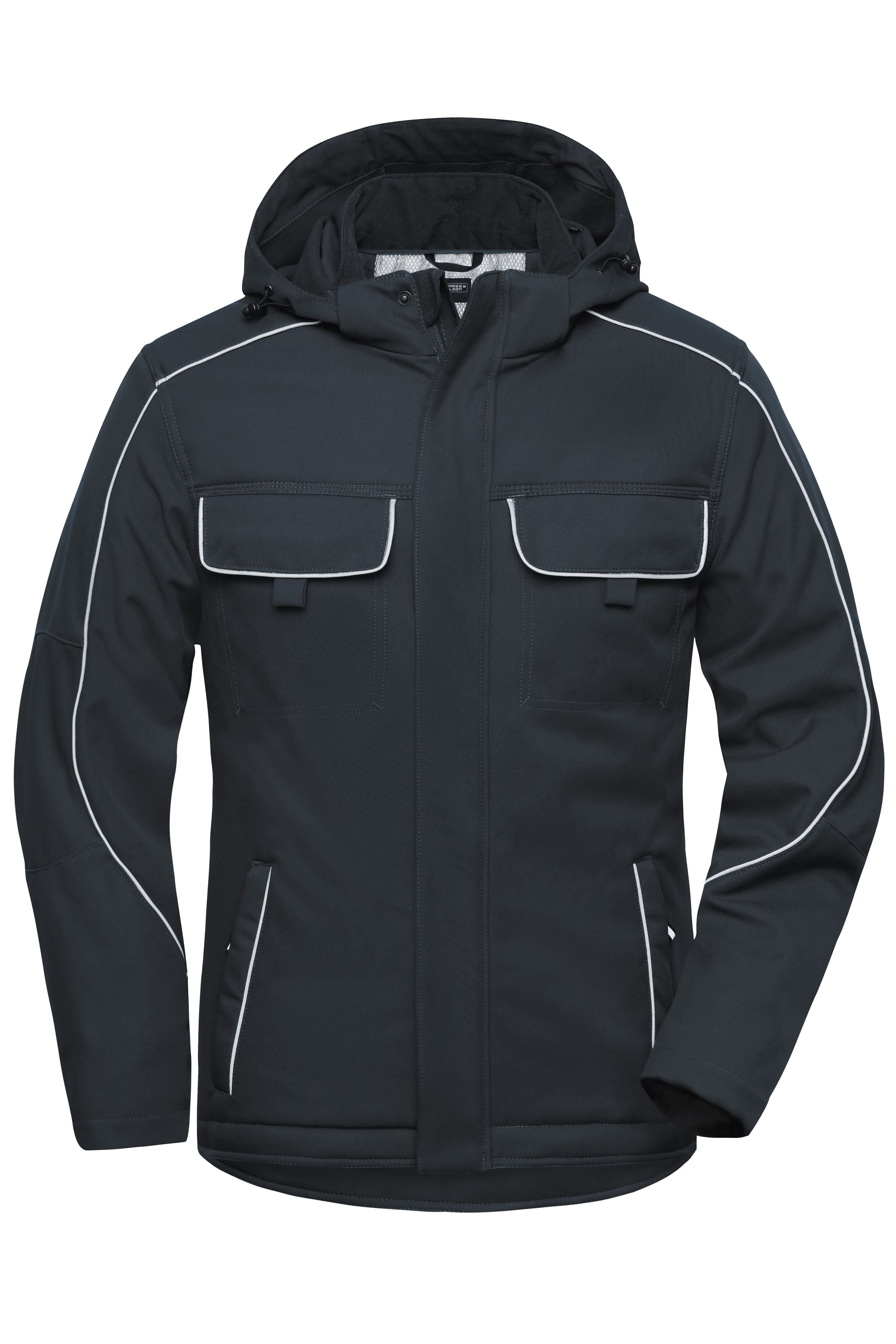 James & Nicholson Winter Workwear Softshelljacke carbon