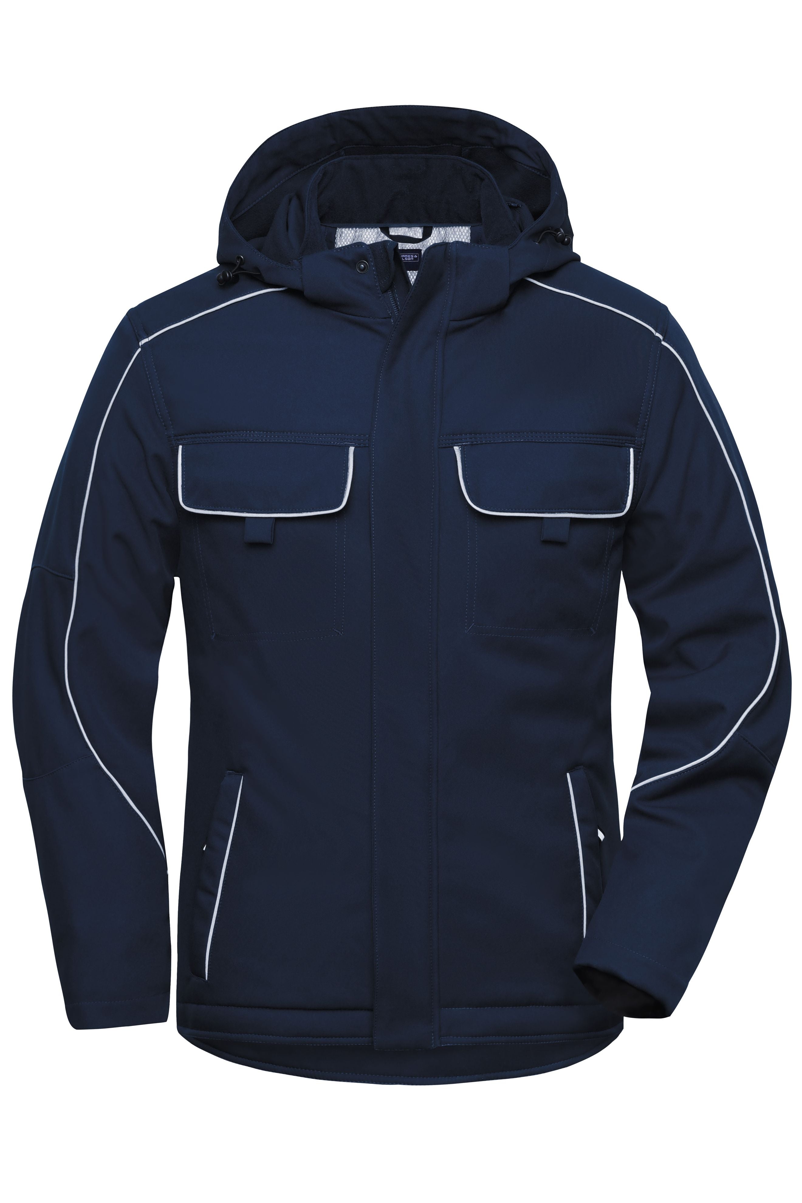 James & Nicholson Winter Workwear Softshelljacke navy