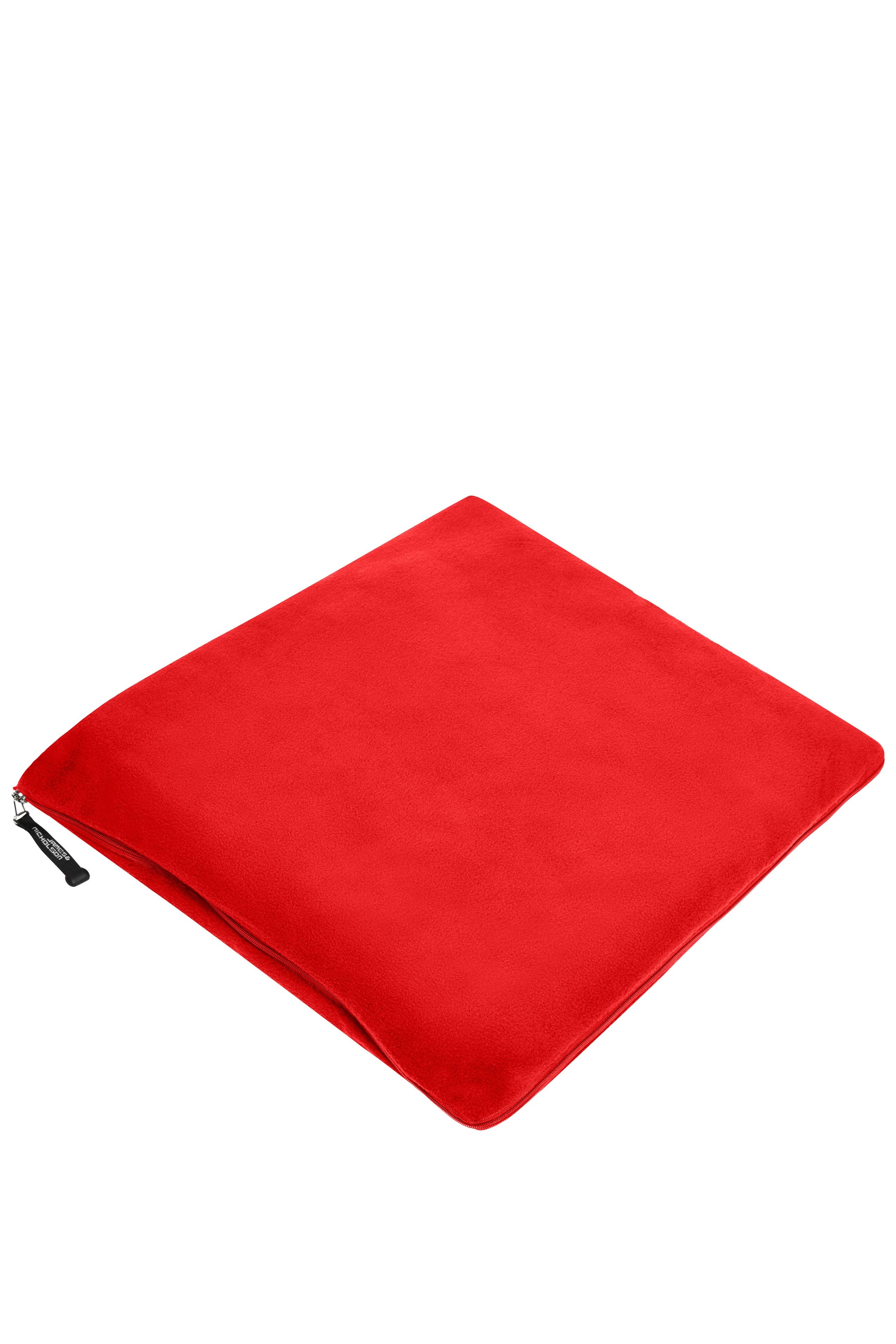 James & Nicholson Fleecedecke red