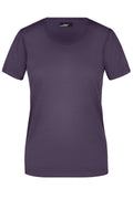James & Nicholson Damen Rundhals T-Shirt aubergine