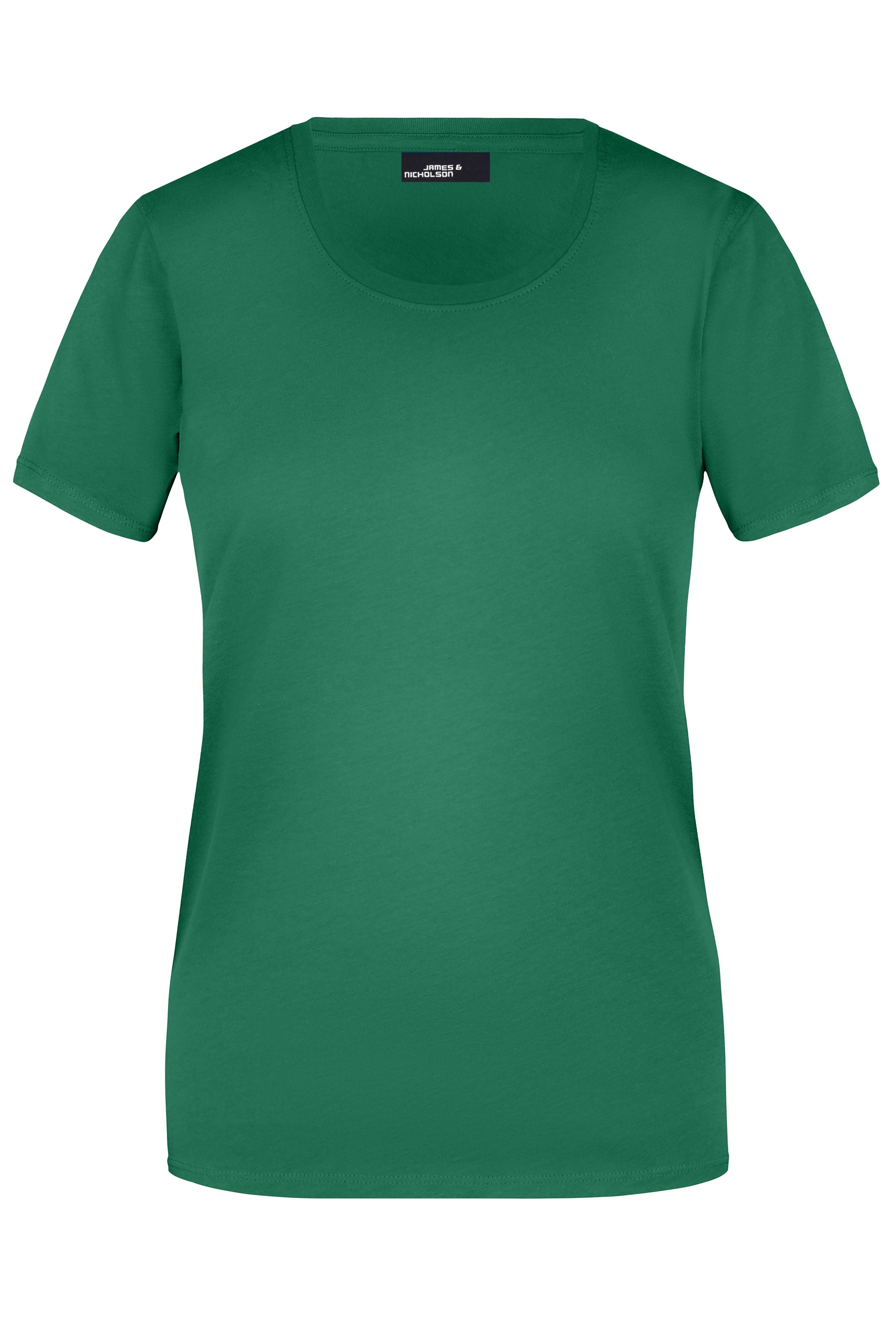 James & Nicholson Damen Rundhals T-Shirt dark-green