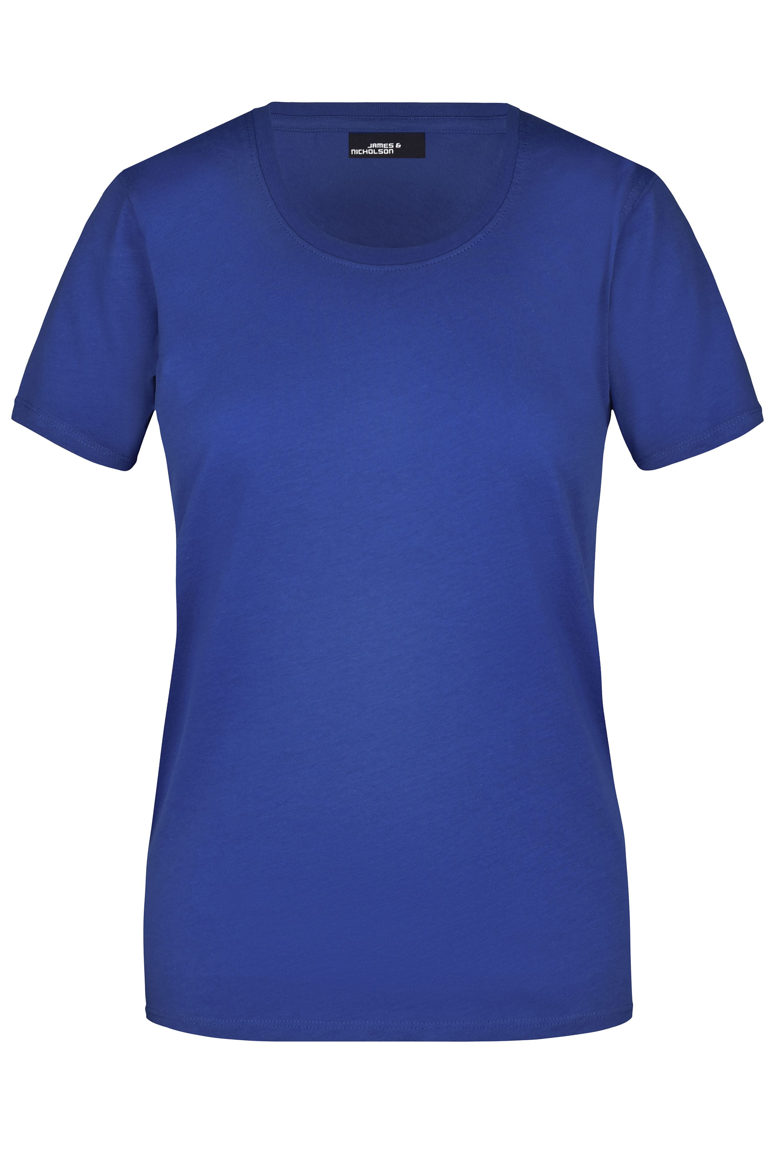 James & Nicholson Damen Rundhals T-Shirt dark-royal