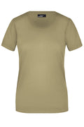 James & Nicholson Damen Rundhals T-Shirt khaki