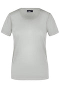 James & Nicholson Damen Rundhals T-Shirt light-grey