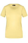 James & Nicholson Damen Rundhals T-Shirt light-yellow