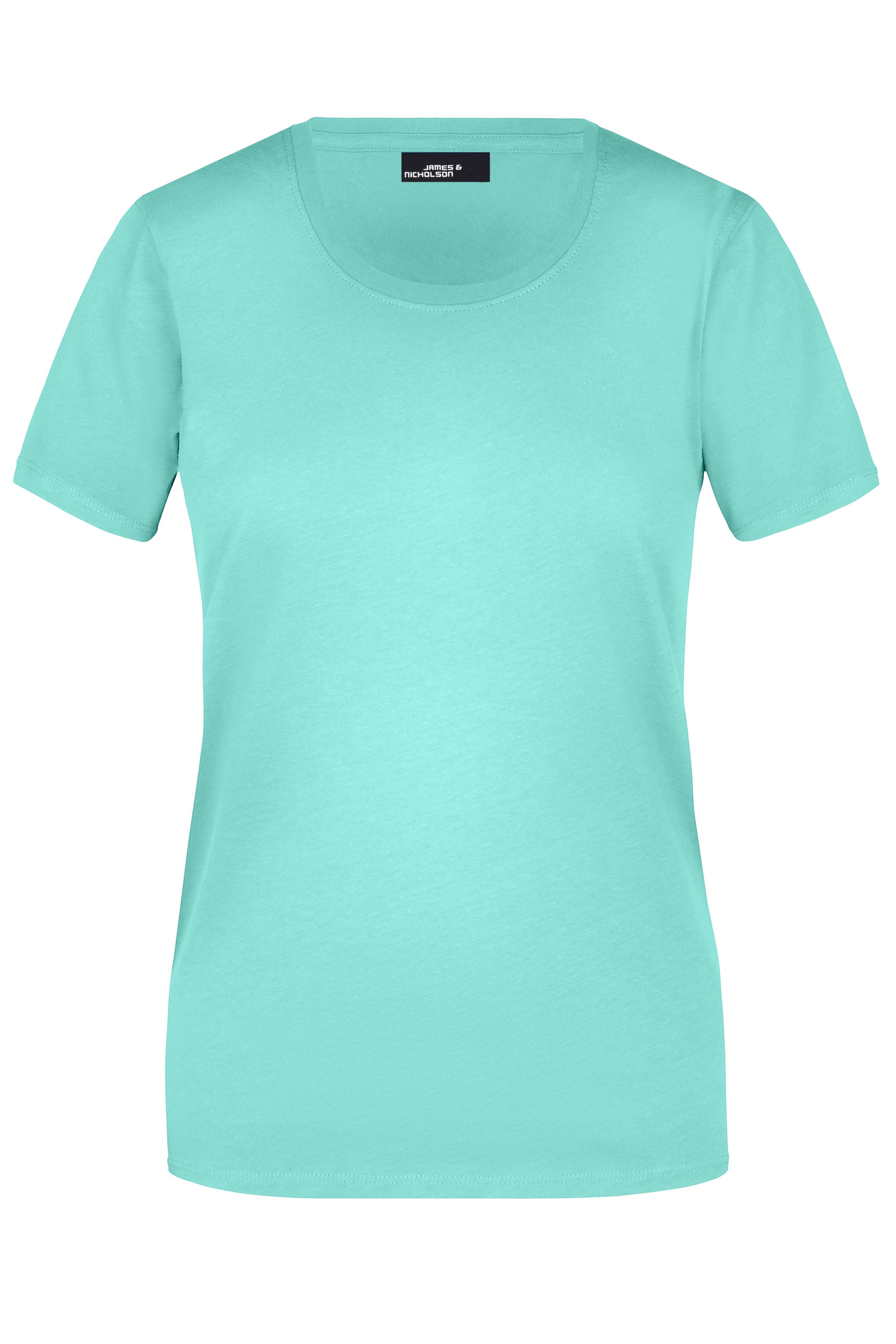 James & Nicholson Damen Rundhals T-Shirt mint
