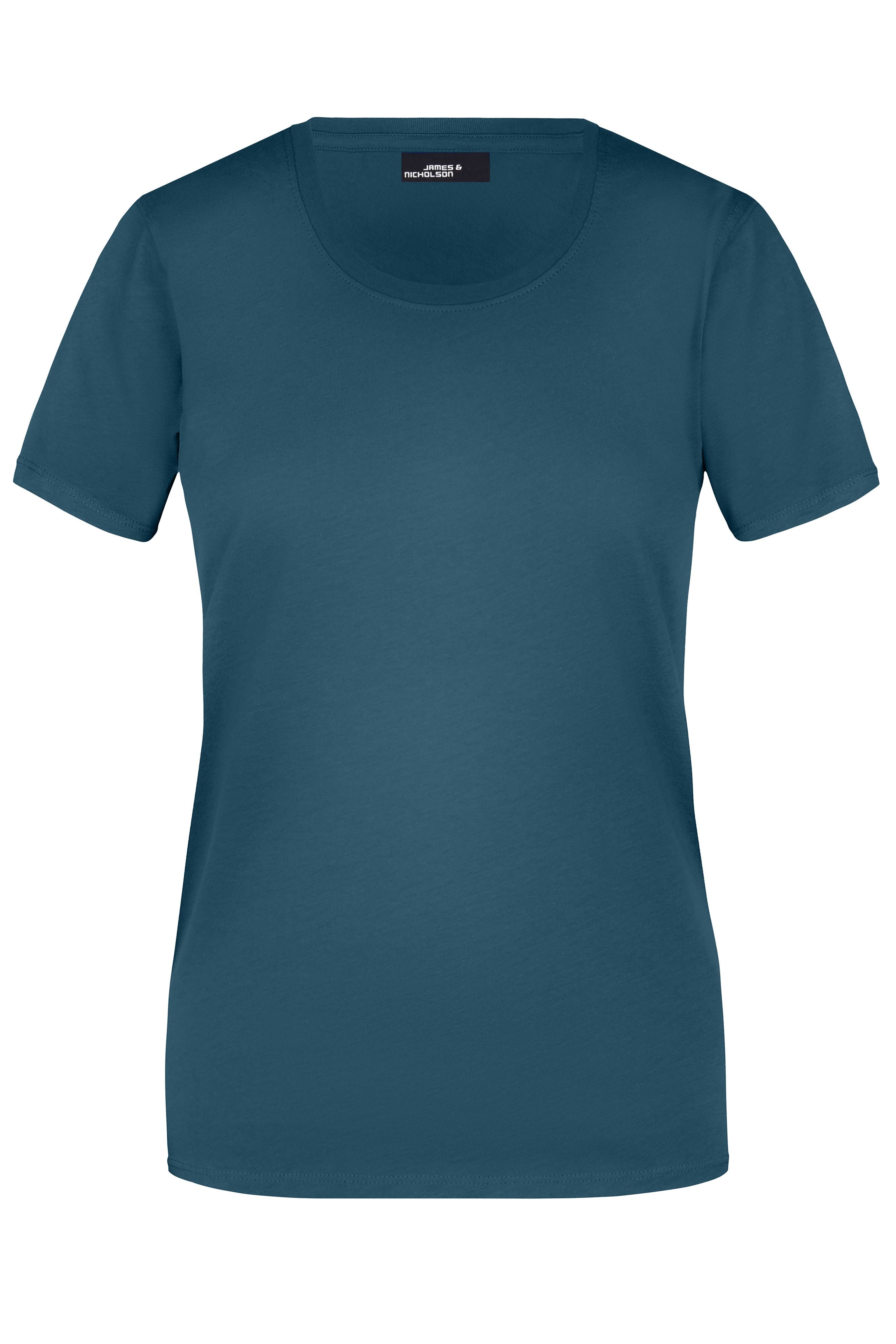 James & Nicholson Damen Rundhals T-Shirt petrol