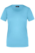 James & Nicholson Damen Rundhals T-Shirt sky-blue