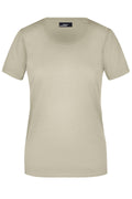 James & Nicholson Damen Rundhals T-Shirt stone