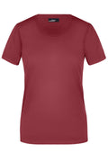 James & Nicholson Damen Rundhals T-Shirt wine