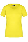 James & Nicholson Damen Rundhals T-Shirt yellow