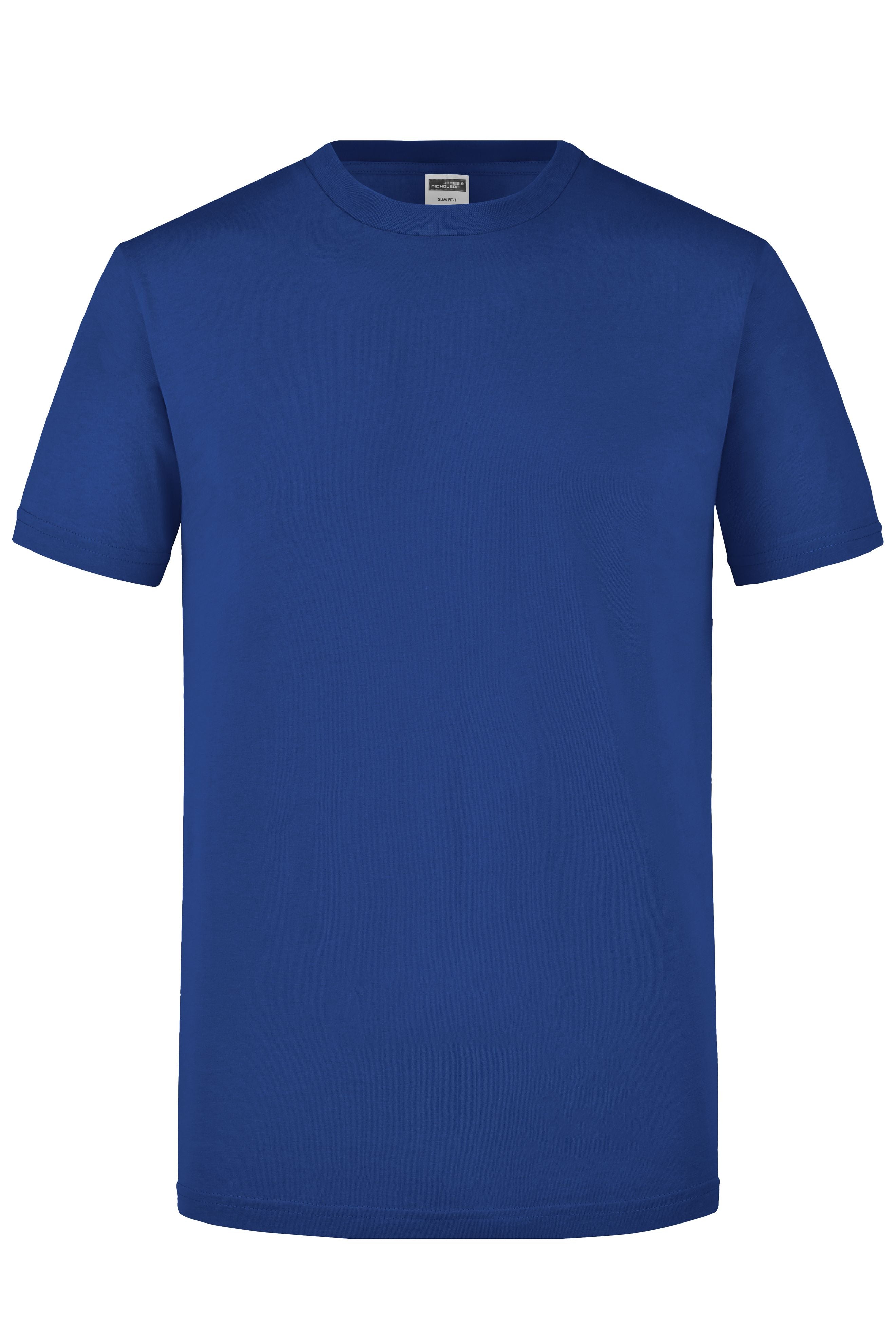 James & Nicholson Herren Slimfit Rundhals Shirt royal