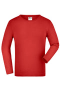 James & Nicholson Kinder Classic Lagarmshirt red