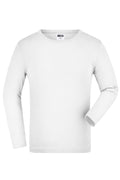 James & Nicholson Kinder Classic Lagarmshirt white