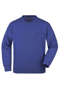 James & Nicholson Herren Sweatshirt mit Brusttasche royal
