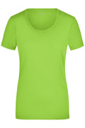 James & Nicholson Damen Elastic Rundhals Shirt lime-green