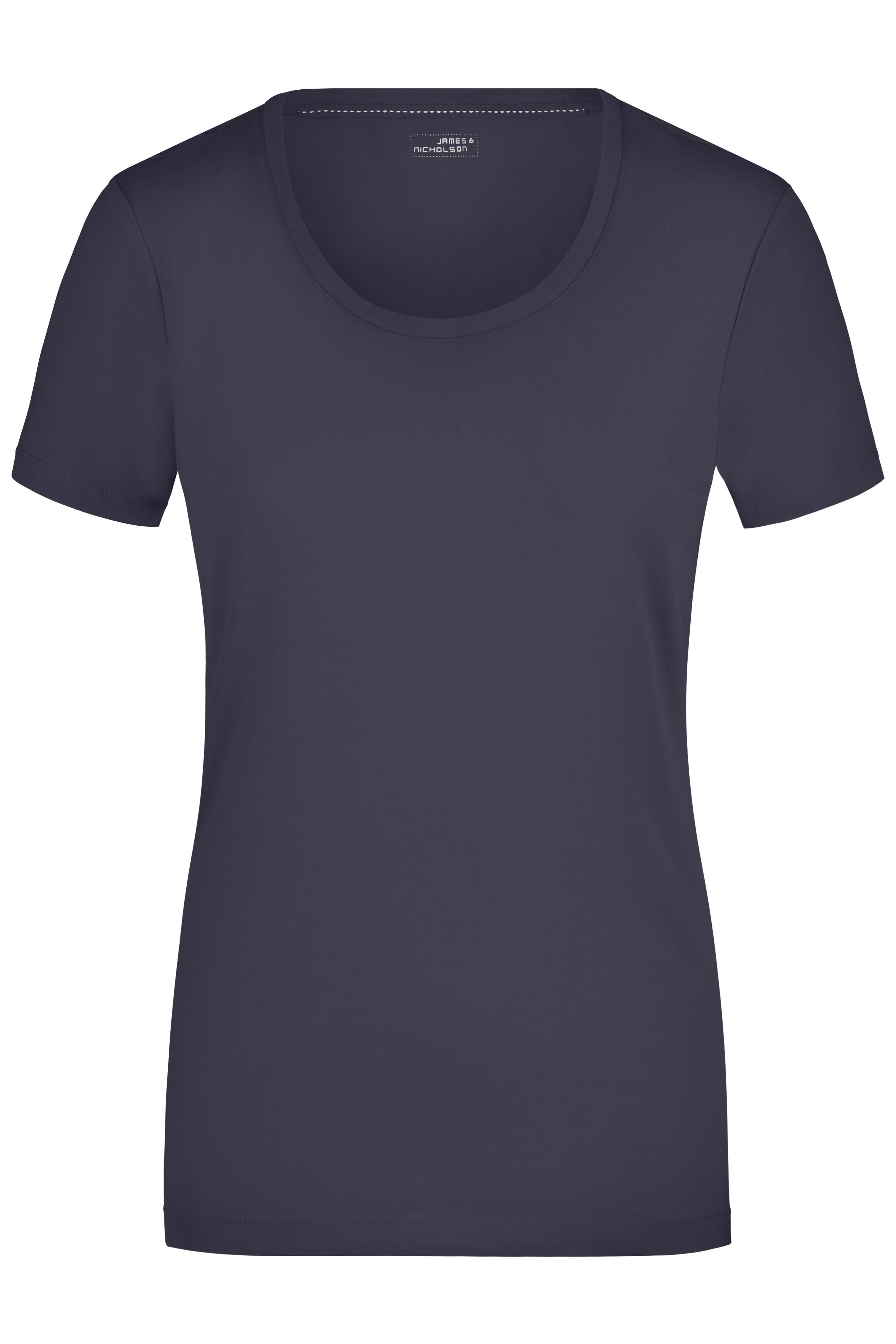 James & Nicholson Damen Elastic Rundhals Shirt navy