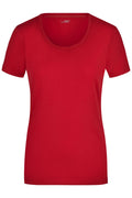 James & Nicholson Damen Elastic Rundhals Shirt red