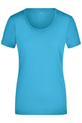 James & Nicholson Damen Elastic Rundhals Shirt turquoise