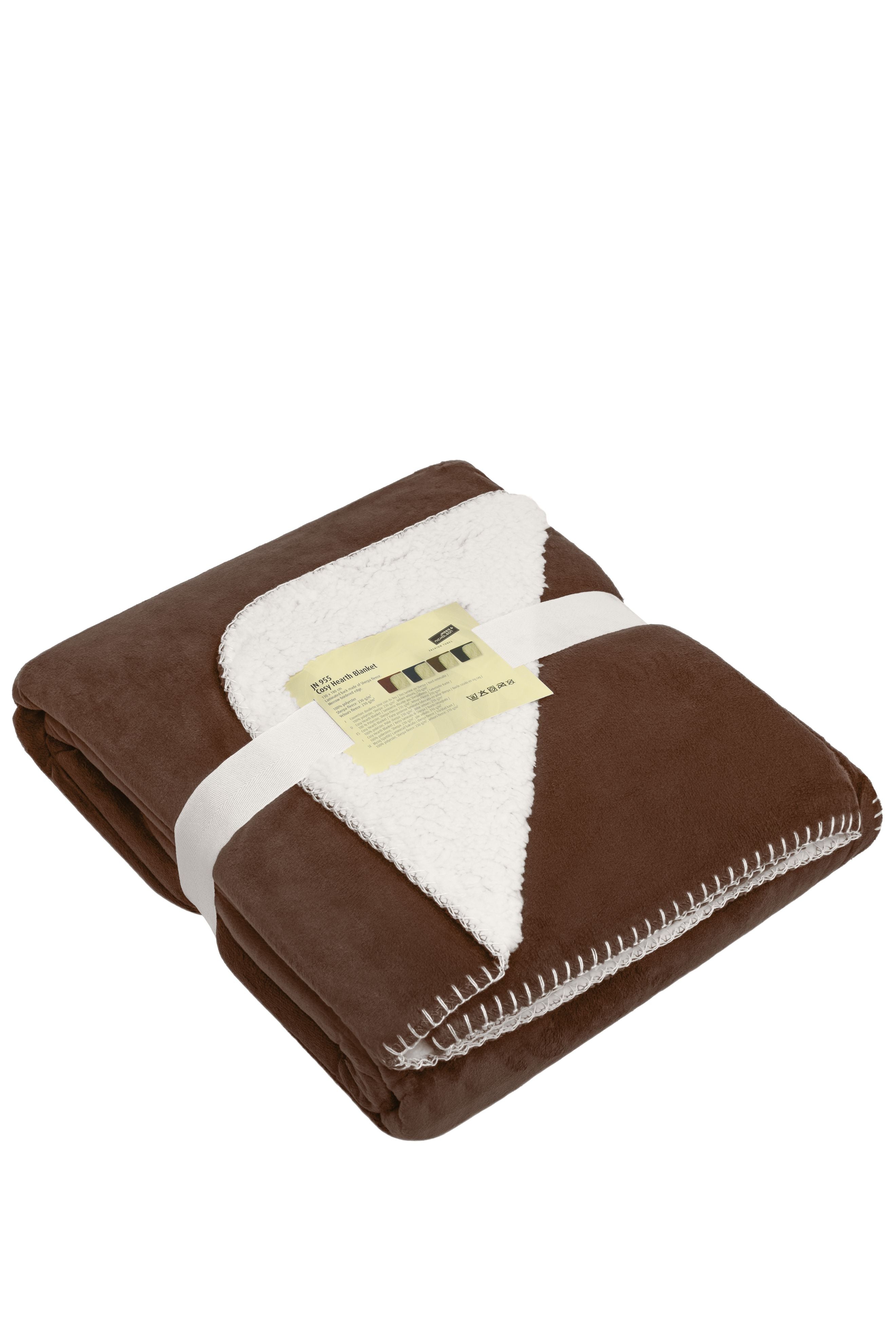 James & Nicholson Velours-Decke brown/natural