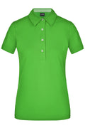 James & Nicholson Damenpolo Karo Optik lime-green/lime-green-white