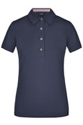 James & Nicholson Damenpolo Karo Optik navy/red-navy-white