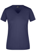 James & Nicholson Damen V-T-Shirt navy