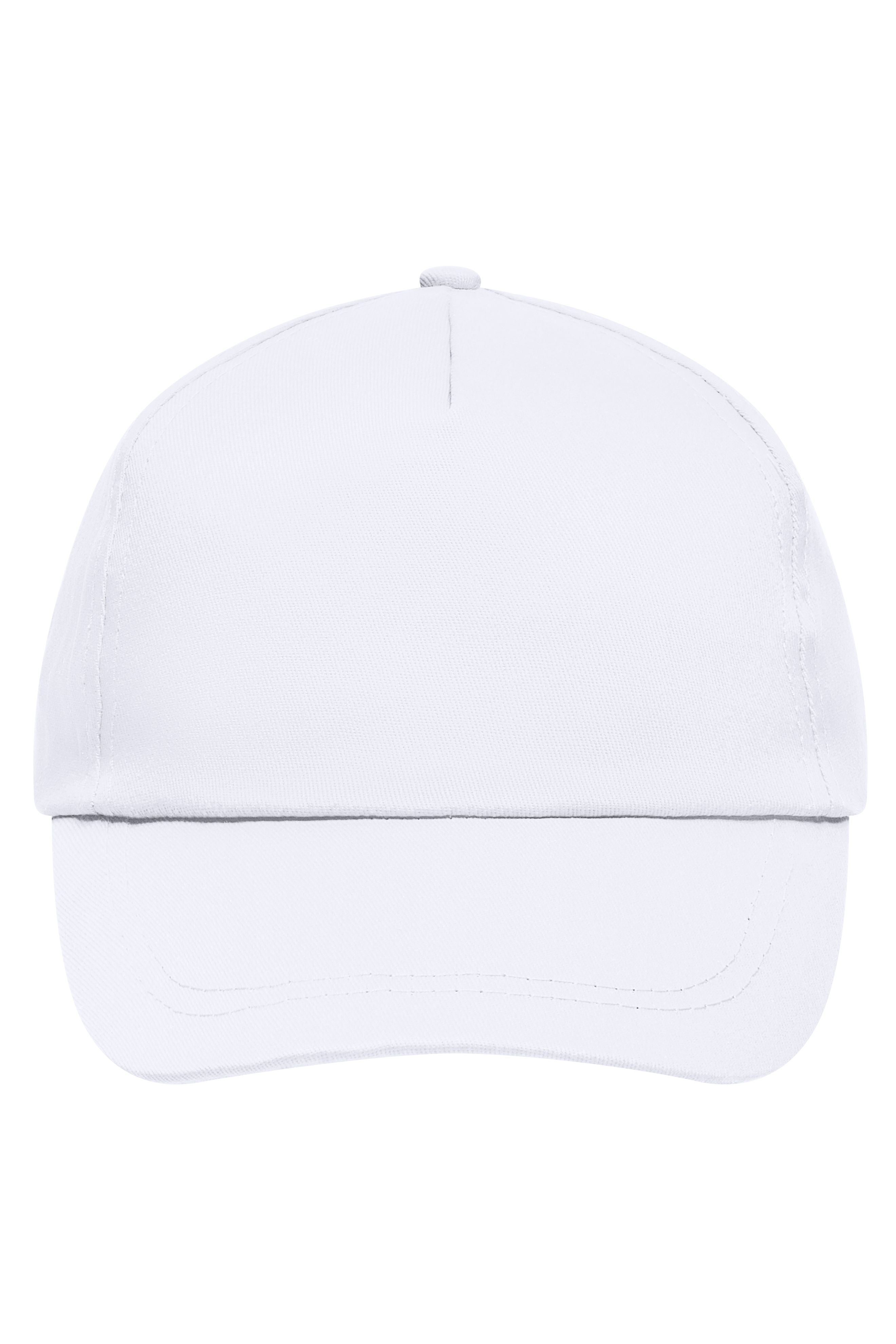 James & Nicholson Panel Promo Cap white