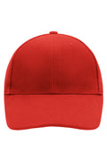James & Nicholson Panel Low Profile Cap red