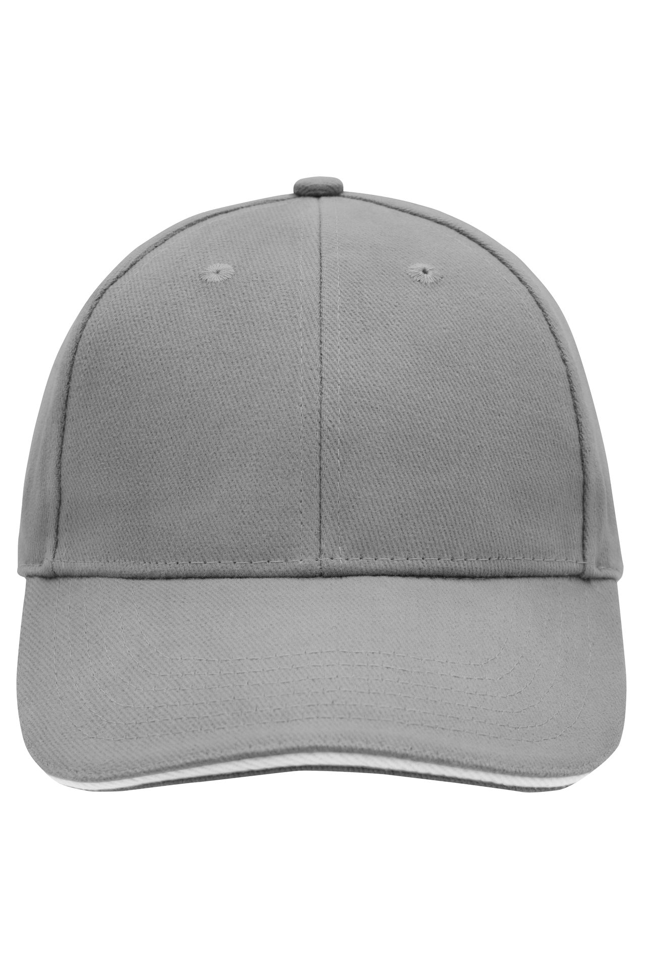 James & Nicholson Panel Sandwich Cap dark-grey/white