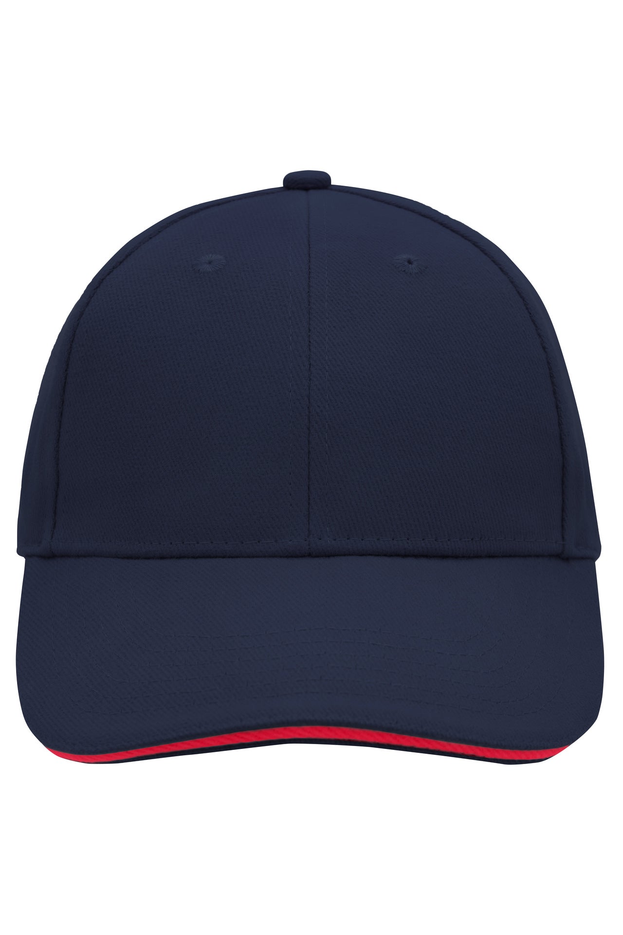 James & Nicholson Panel Sandwich Cap navy/red