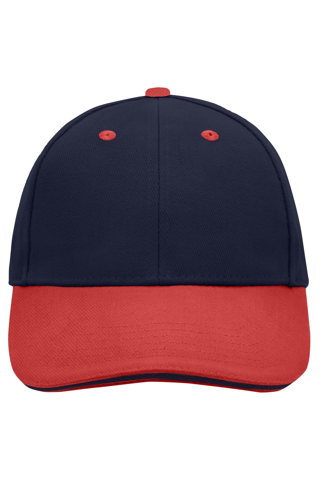 James & Nicholson Panel Sandwich Cap navy/red/navy