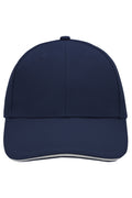 James & Nicholson Panel Sandwich Cap navy/white